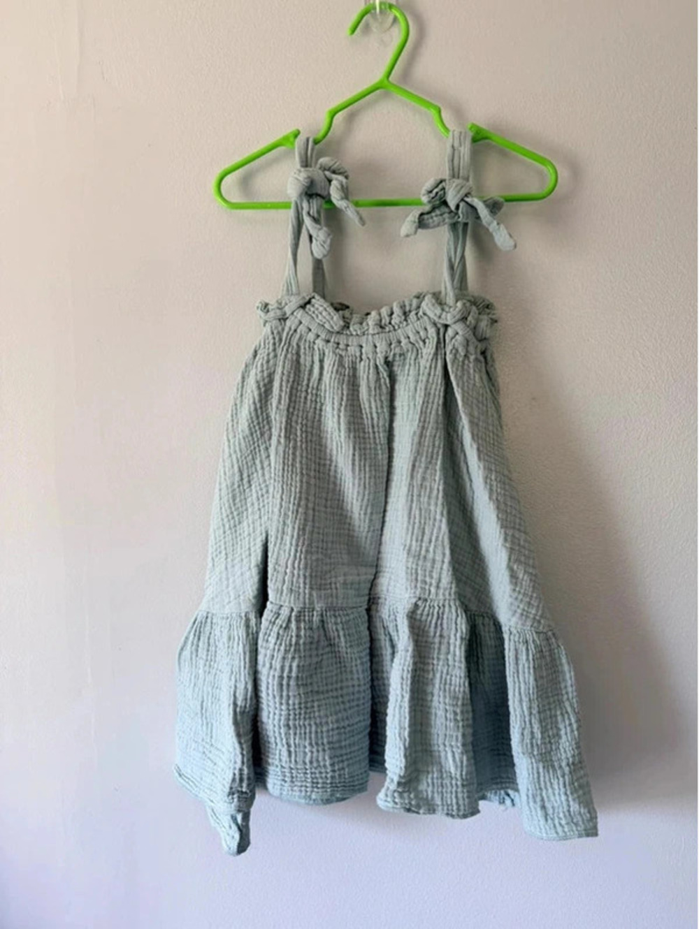 Lily & Jack Sage Green Muslin Dress 3-4Y